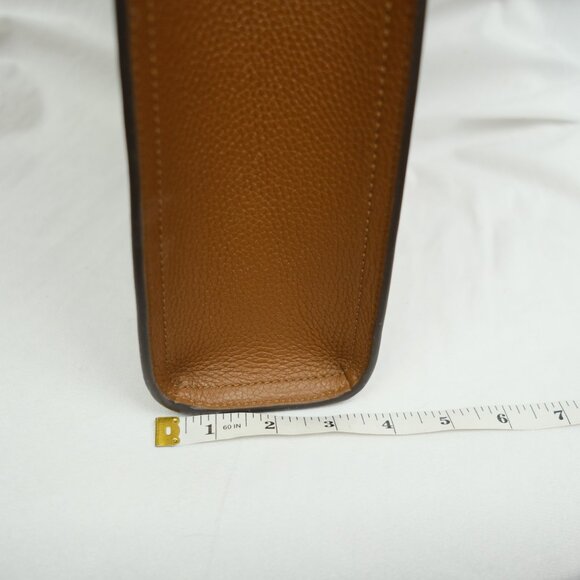 Tory Burch Women's Blake Pebbled Leather Shopping Tote Shoulder Bag - Picture 9 of 9